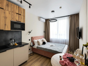 Апартаменты Уютная Дизайнерская Студия у Метро Ботанический Сад