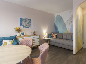 Квартира 2-комн с видом на озеро и горы