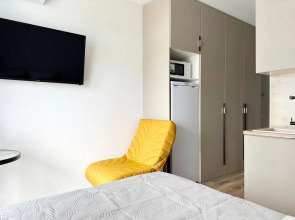 Апартаменты 129 с балконом и видом на море в элитном ЖК Кислород