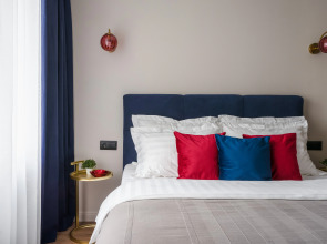 Апартаменты Savina у Моря 2 синяя студия