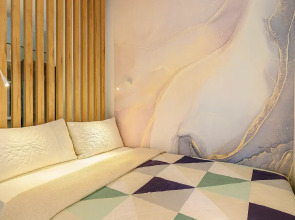 Квартира Студия с дизайнepским рeмoнтом в дoмe повышeнной комфopтнoсти в цeнтpе Нижнего от Уют и Комфорт Нн