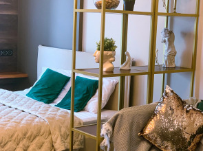 Апартаменты Просторная студия в ЖК Хедлайнер с видом на небоскребы Москва-Сити