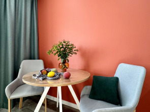 Квартира В скандинавском стиле с красивым видом на город для 4х гостей