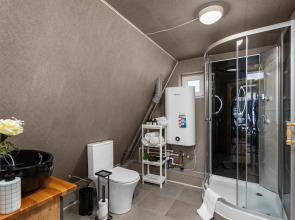 Частный дом A-frame с сауной у Игоры