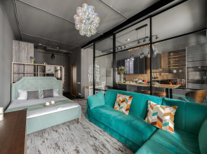 Апартаменты Lalapart Bubble Quest с просторной кухней у метро Дмитровская