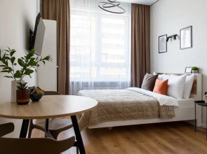 Studiya S Dizaynerskim Remontom Flat