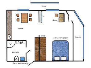 Апартаменты Солнечная Студия с Видом на Море