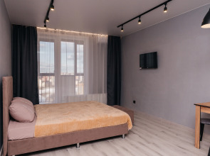 Квартира Стильная Студия с Джакузи Рядом с ЖД Вокзалом