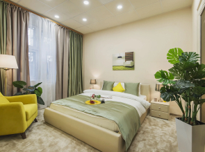 Квартира GM Apartments Стильная Трехкомнатная в центре рядом с МХАТ