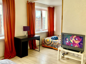 Квартира Просторная квартира близь центра и набережной Закат на озере