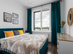 Квартира Комфорт с Балконом и Видом на Город Moderna Flat Status