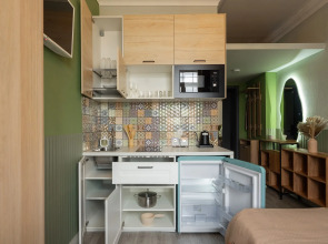 Апартаменты KeyGo #1010 Студия рядом с метро Окружная