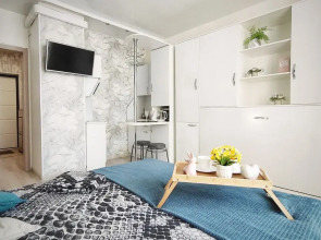 Квартира студия с видом на Амур и город