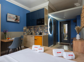 Апартаменты KeyGo 1011 Студия рядом с метро Окружная