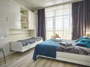 Квартира студия с видом на Амур и город