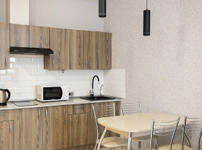 Уютная студия с видом на город