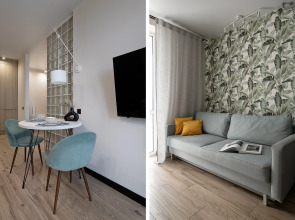 Апартаменты улучшенные в новом доме с качелей