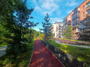 Апартаменты Oma Kodi в центре в парке у реки