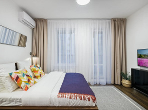 Апартаменты F-Apart светлые стильные и комфортные