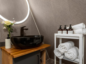 Частный дом A-frame с сауной у Игоры