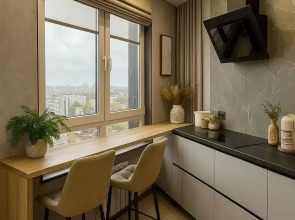 Квартира Стильная комфорт-класса с видом на водохранилище