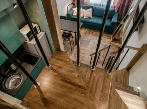 Двухуровневая Квартира Джаз ElenaSweetHome рядом с ТЦ Москва и Садовод