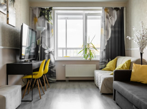 Апартаменты с 3мя комнатами NevaBed в небоскребе