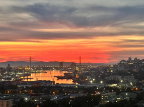 Квартира Студия Друзья с панорамным видом