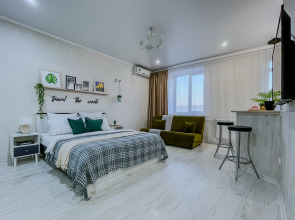 Квартира студия Green FOX в центре города