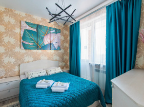 Квартира 2-к у залива в новом доме на Пирогова 2/2 от RentAp, 6 сп.мест