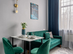 Квартира Студия Emerald Room у МЦД Вешняки