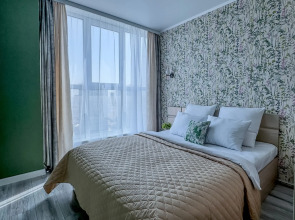 Квартира Green FOX с видом на Приволжский Затон