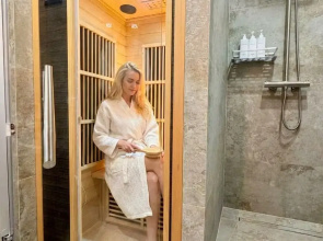 Апартаменты Hygge Karelia с сауной, массажным креслом и проектором