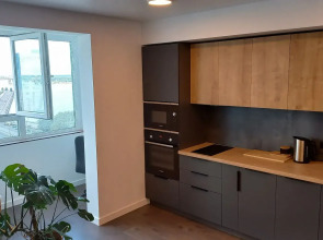 Квартира с панорамным видом на Волгу