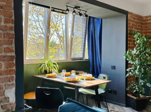 Квартира Двухкомнатная в Стиле Loft с Видом на Бухту Золотой Рог