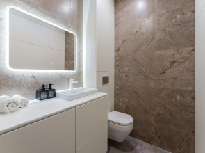 Квартира 2 K Рядом с Белорусским Вокзалом и Метро с Дизайнерским Ремонтом