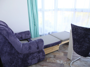 Апартаменты Малевич - мята, лаванда и горький шоколад в интерьере