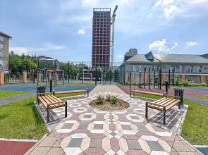 Квартира рядом с метро и жд вокзалом и прекрасным видом на город