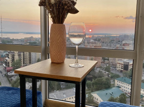 Апартаменты Синяя Студия с Панорамным Окном