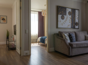 Квартира Moscow Deluxe Apartments Family Suite City View