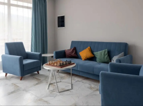 Family Resort Monarch Dvukhetazhny Kottedzh s Saunoy i Kupelyyu Private house