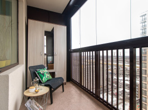 Квартира с балконом Piter Apartments у Московского проспекта