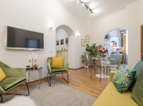 Квартира GM Apartments Стильная Трехкомнатная на Бульварном кольце