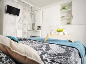 Квартира студия с видом на Амур и город