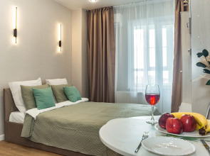 Квартира Студия Нефрит в доме бизнес-класса рядом с ЦГБ