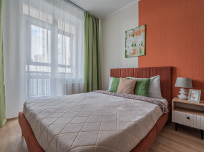 Апартаменты Студия Btv Aparts с Панорамным Балконом на Ботанике