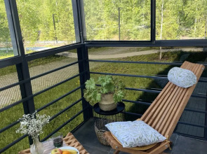 квартира премиум-класса в стиле "эко" с видом на парк и речку