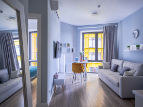 Апартаменты Lalapart Bluesky евродвушка на Новодмитровской улице