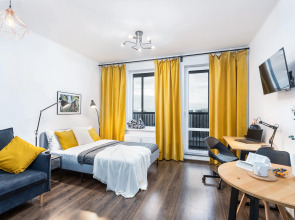 Апартаменты Арт Лайн Moderna Яркая Студия