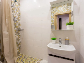 Апартаменты Уютная у стадиона на 1 этаже